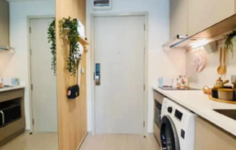 For rent condo Life Ladprao, 2 bedrooms, very beautiful decoration, full furniture, full appliances, hurry up to reserve.