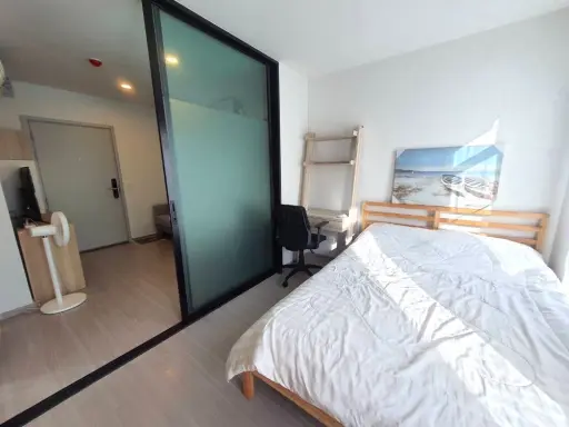 For rent Aspire Asoke-Ratchada, new room, fully furnished, near BTS, convenient transportation
