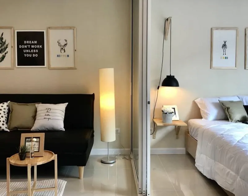 ปล่อยเช่าคอนโด JW Condo @ดอนเมือง ห้องสวยตกแต่งบรรยากาศโฮมมี่ เฟอร์พร้อม เครื่องใช้ไฟฟ้าครบชุด!!