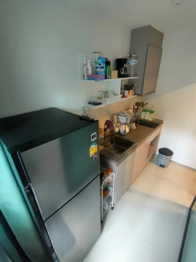 Sell / rent Aspire Asoke-Ratchada, new room, plus electrical appliances, full option, you can reserve first.