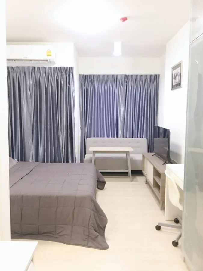 Condo for rant, Chapter One Eco, Ratchada-Huay Kwang, city view with cool furniture. You can only come in.