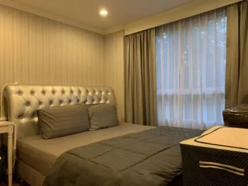 Condo for sale, U Huamark Station, Building A, 2nd floor, garden view, built-in, real wood throughout the room Fully furnished and ready to move in. Hurry up to reserve.