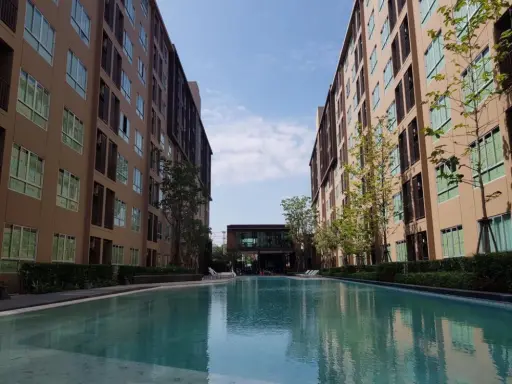 For rent, D Condo Campus Kamphaeng Saen, you can move in with your luggage, you need to reserve !!