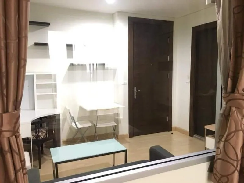 For rent Rhythm Ratchada, beautiful room great atmosphere The most spacious room, 1 bedroom, fully furnished, finish here.