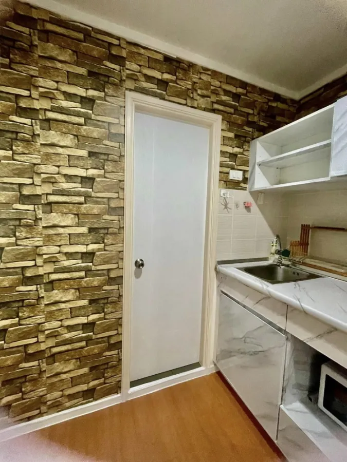 For rent, Lumpini Park Rattanathibet - Ngamwongwan, 12th floor, partition room, comes with complete decoration, book now.