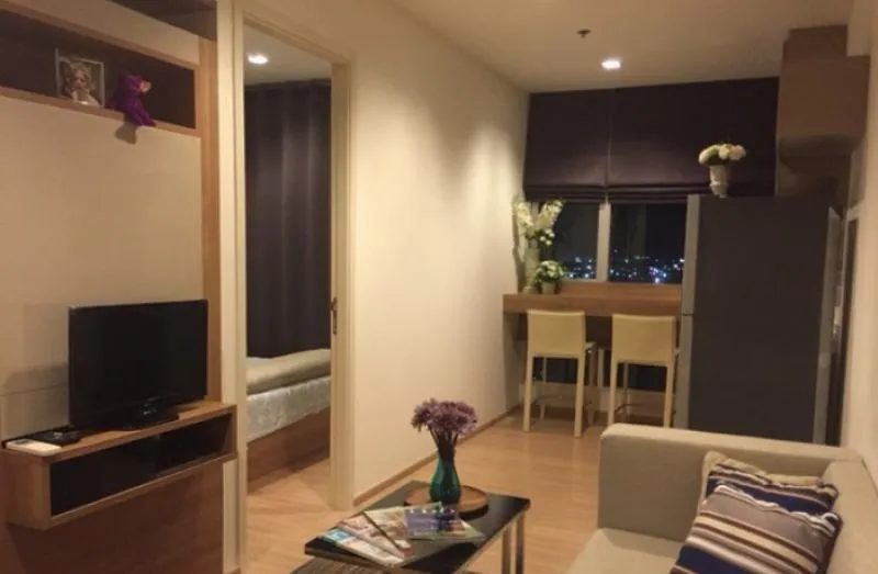 For rent Rhythm Phahon-Ari, beautiful room, 1 bedroom, fully furnished, great view, book now, don't miss it.