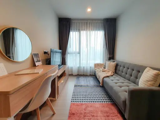 Condo for rent Life Asoke-Rama 9, high floor, beautiful view, no block, One Bed Plus room, near MRT Rama 9. images