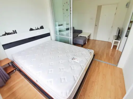 Condo for rent, Lumpini Ville Sukhumvit 77, beautiful room, ready to move in, complete form, near BTS, don't miss it!