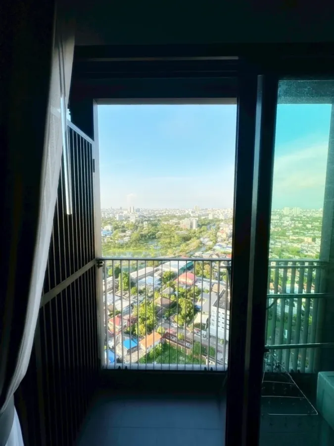 For sale, for rent!! Condo Union H Tiwanon, 29th floor, corner room, beautiful room, fully furnished, ready to move in, don't miss it!!