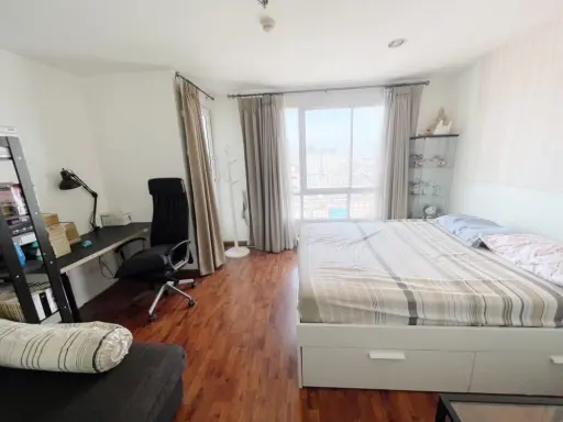 Selling Bangkok Horizon Ramkhamhaeng, 1 bedroom, high floor, unblocked view, good price, can reserve first, stay first