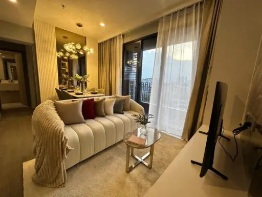 For rent: Coco Parc Rama 4, very beautiful room, luxuriously decorated with built-in furniture, great view, hurry and reserve now!