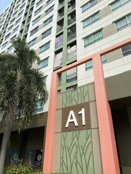 For rent, Lumpini Nawamin Sri Burapha, 1 bedroom, 8th floor, good washing machine. You must make a reservation like this.