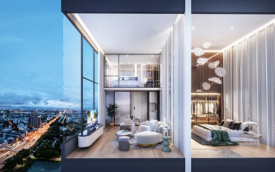 ขายดาวน์ โซ ออริจิ้น เกษตร อินเตอร์เชนจ์ ห้อง Duo Space โล่ง โปร่ง สบาย ได้วิวเมือง ดีแบบนี้จองเลย