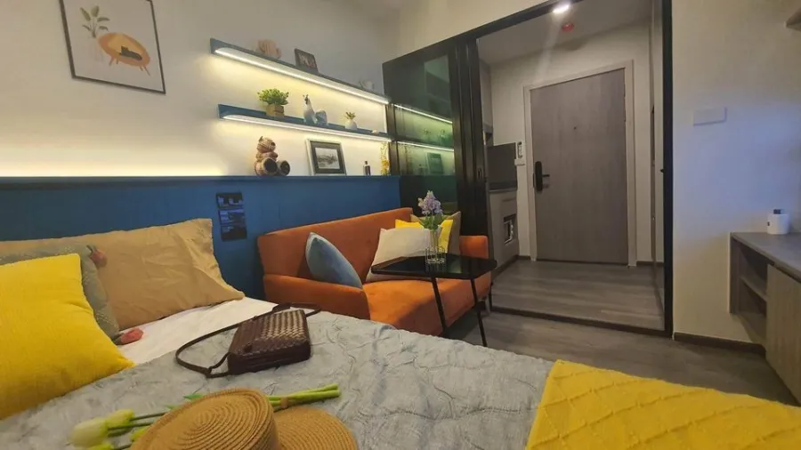 ให้เช่า The Origin Onnut ห้องสตูดิโอ พร้อม walk-in closet ห้องแต่งสวย ดูกว้างน่าอยู่ รีบมาจองเลยจ้า