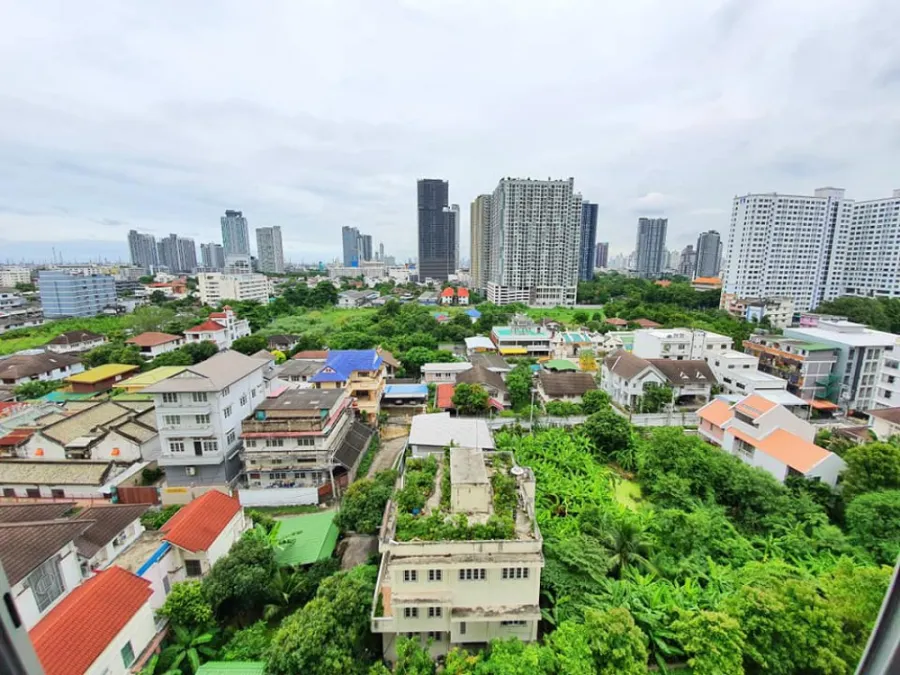 Condo for rent, Lumpini Ville Sukhumvit 77, beautiful room, ready to move in, complete form, near BTS, don't miss it!