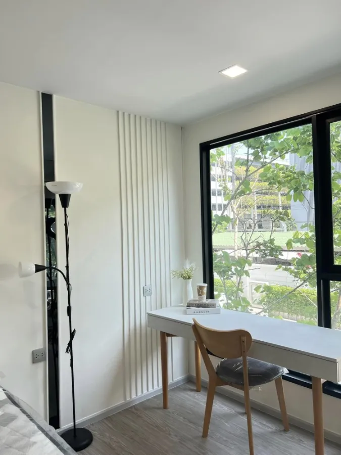 For rent Kave Seed Kaset ห้อง ตู้เสื้อผ้า built-in อย่างดี ห้องโปร่งโล่ง น่าอยู่สุดๆ อย่าช้า จองๆๆ