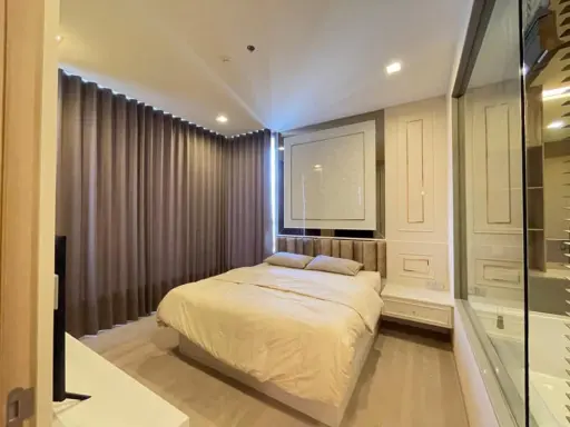 ให้เช่า คอนโด ดิ เอส อโศก ชั้น 29 วิวสวย ห้องนอนใหญ่ Built-in พร้อมอยู่ รีบจองด่วน!! images