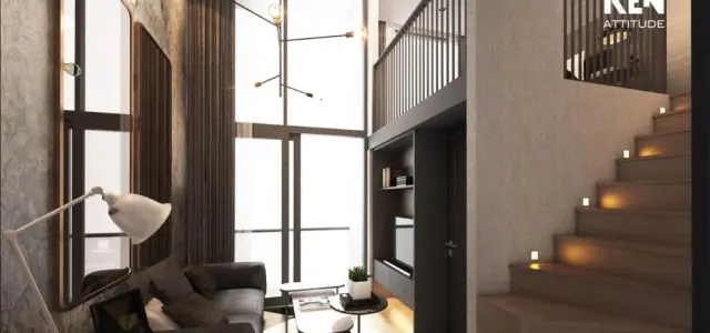 ขายดาวน์ คอนโด เคน แอททิจูด รัตนาธิเบศร์ สไตล์ loft 2 ชั้น ติดแม่น้ำเจ้าพระยา ใกล้รถไฟฟ้า ห้ามพลาด!! images