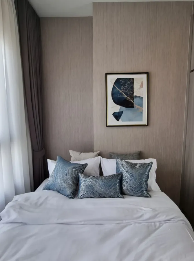ให้เช่า ไนท์บริดจ์ เกษตร โซไซตี้ ห้องตกแต่งน่าอยู่มาก เป็นห้อง 1 bedroom plus ดีแบบนี้รีบจองเลยจร้า