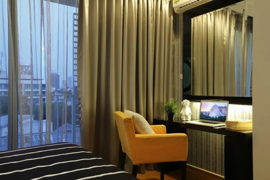 Quick sale!! Condo The Line Phahonyothin Park, 4th floor, Building A, new condition room, ready to move in, book now!!