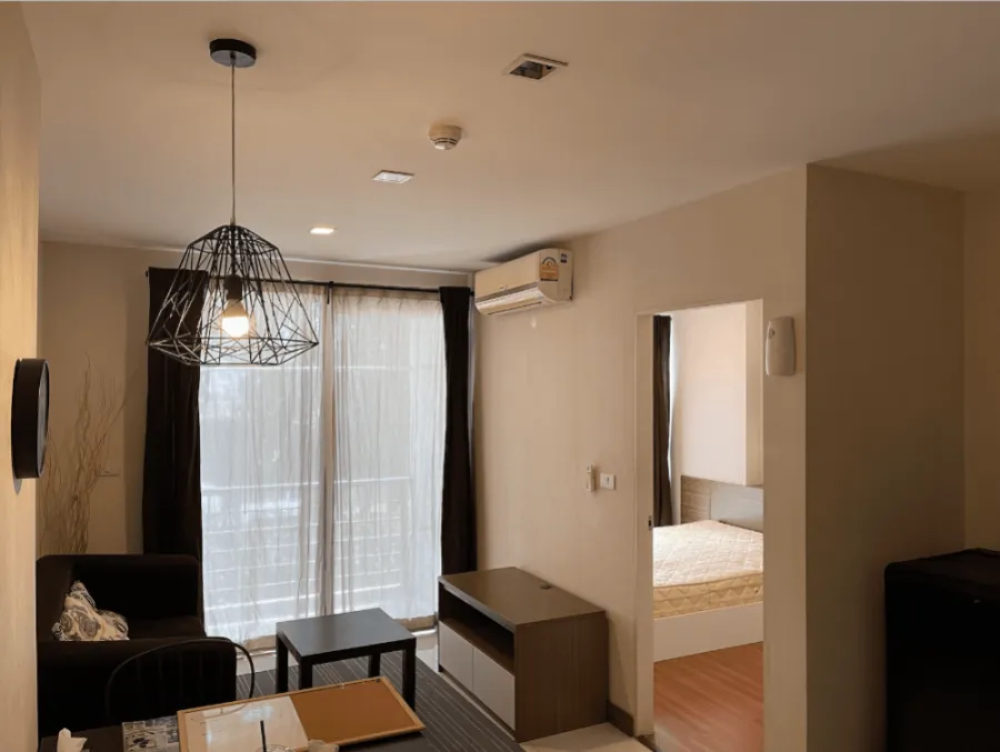 Urgent for rent !! Airlink Residence Romklao, near Suvarnabhumi Airport, convenient transportation, golden location, book now !!