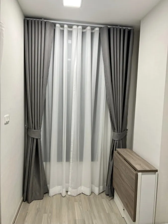 For sale, for rent, Plum Condo Saphan Mai Station, 2nd floor, Private zone, no room opposite, plus very comfortable, book now.