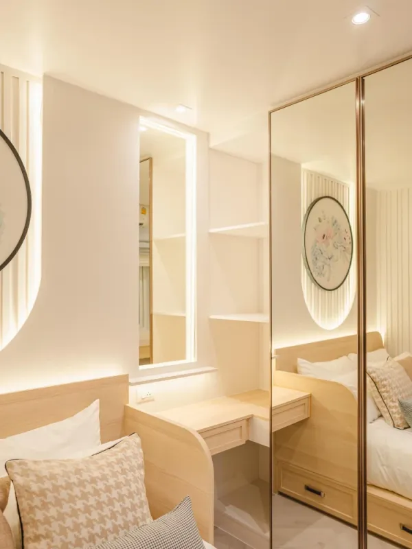 ขาย ให้เช่า Fortune condo town 2 ห้องตกแต่งบิวท์อินสวยปังทั้งห้อง พื้นที่กว้างมาก ไม่จองคือพลาดสุดๆ