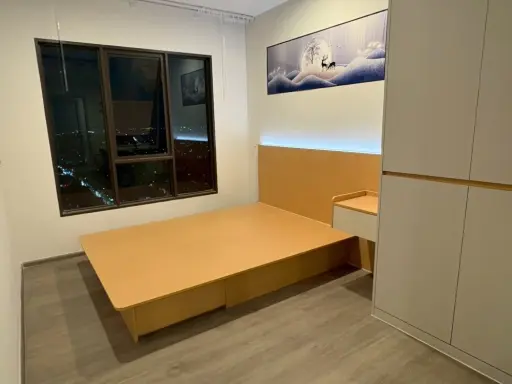 ให้เช่า รีเจ้นท์ โฮม วุฒากาศ ชั้นสูง วิวสวย ห้องตกแต่งเฟอร์นิเจอร์ Built-in มีกระจกกั้นห้อง รีบจองเลย