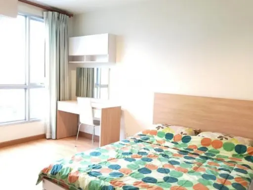 Rent&sale Life@Ratchada-Suthisan Corner room, 2 bedrooms & 1 bathroom, 12th floor, 55 sq.m. images