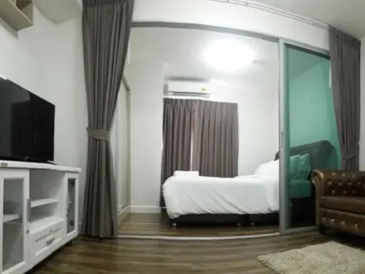 Condo for rent, A space Me Bangna, furnished room, ready to move in, close to the expressway, Mega Bangna