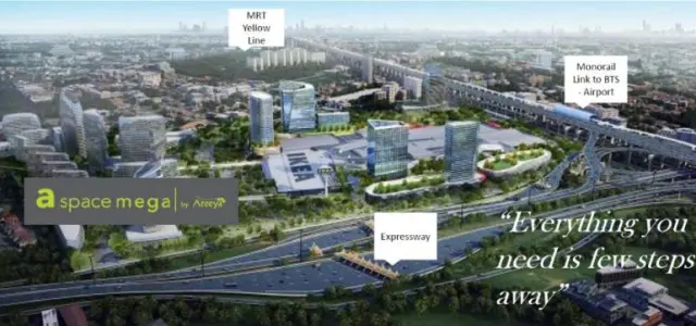 ขายดาวน์ คอนโด เอ สเปซ เมกา วิวสวย ใกล้ห้างสรรพสินค้า และทางด่วน เดินทางสะดวก รีบจองเลย!!! images
