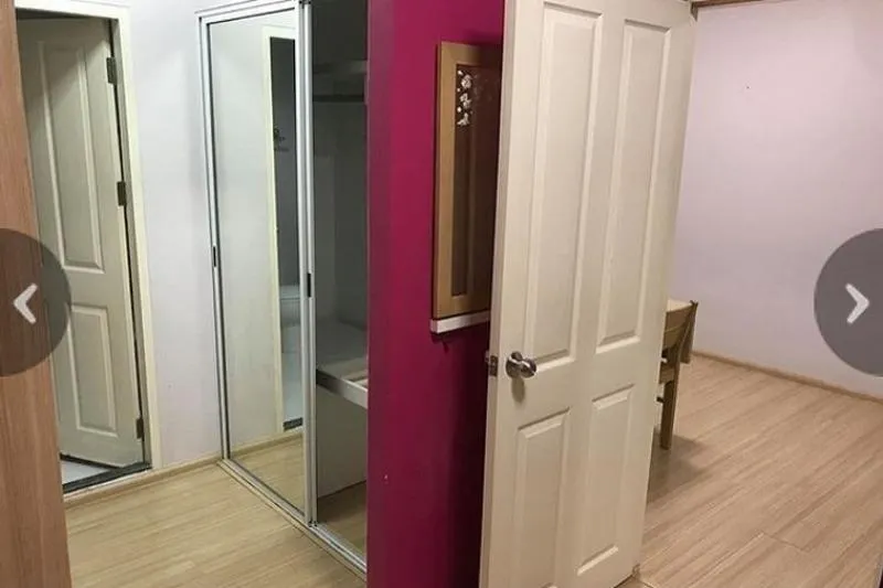 Big room, pool view, beautiful decoration, complete electrical appliances, ready to move in for rent A Space Play Ratchada-Sutthisan
