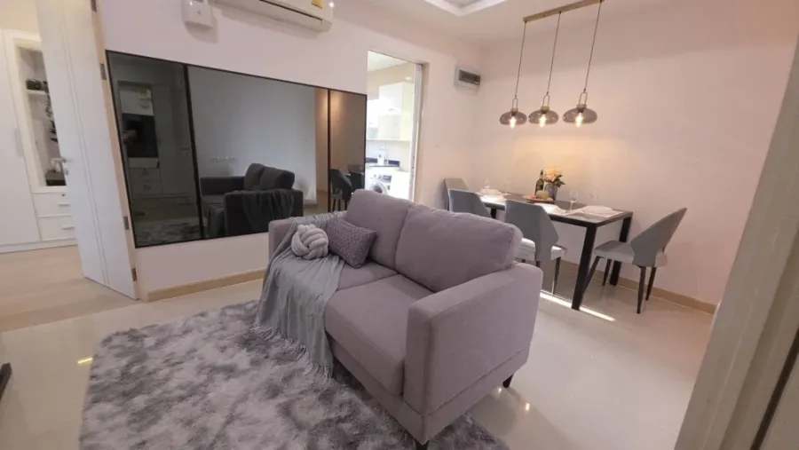 ขาย/ให้เช่า Happy Condo Ladprao 101 แบบ 2 ห้องนอน 2 ห้องน้ำ ห้องใหญ่กว้างมาก สนใจจองเลย