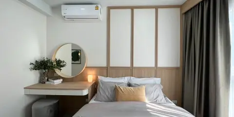 ให้เช่า คอนโด Supalai City Resort Charan 91 ห้องแต่งสวย สไตล์มูจิ โทนสีละมุน ชั้น 3 รีบจับจองเลย
