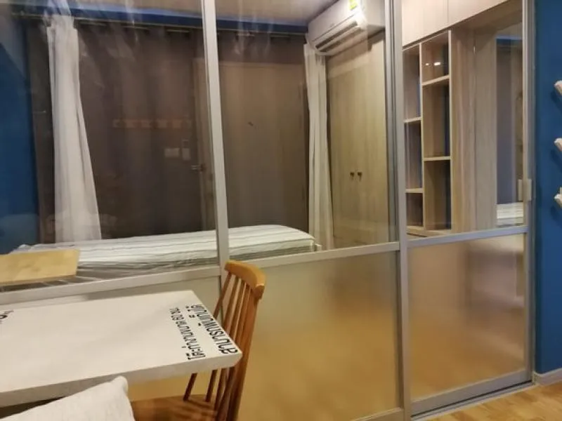 For rent!! Lumpini Ville On Nut-Pattanakarn condo, beautiful room, 8th floor, Building C2, good view, fully furnished, hurry to book now!!