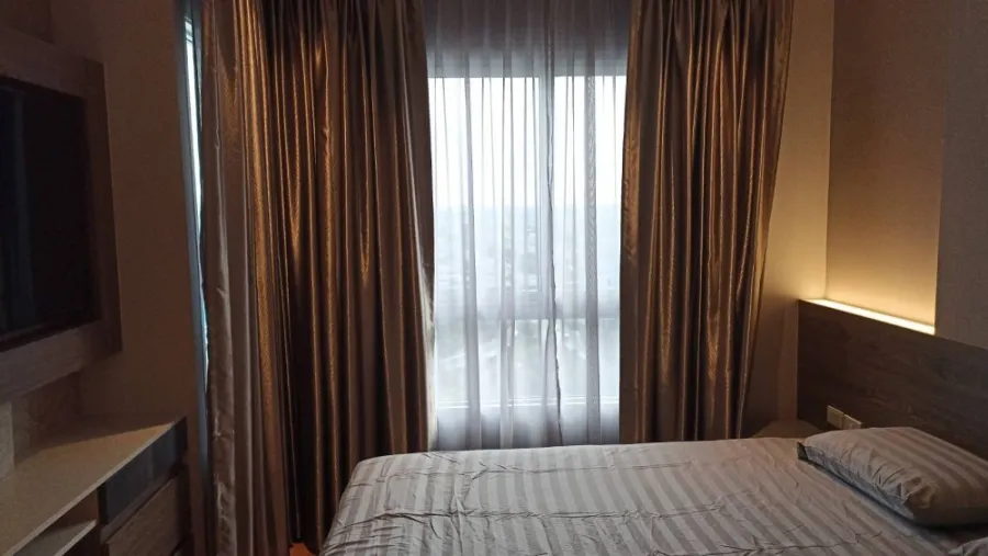 For rent!! Condo The President Phetkasem-Bang Khae, 19th floor, decorated with built-ins, reserve first, get in first!!