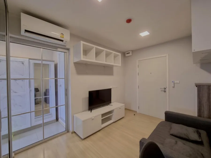 For rent Plum Condo Rangsit Alive Phase 1, beautiful decoration, clear view, can sleep and see the beautiful view Don't miss it