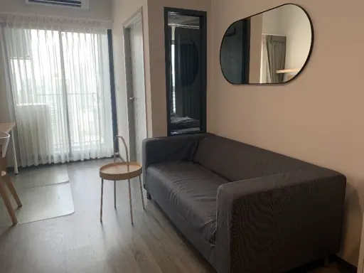 For rent: Ideo Chula Samyan, 24th floor, city view, fully furnished room, nice to live in, book now, don't miss out, hurry!