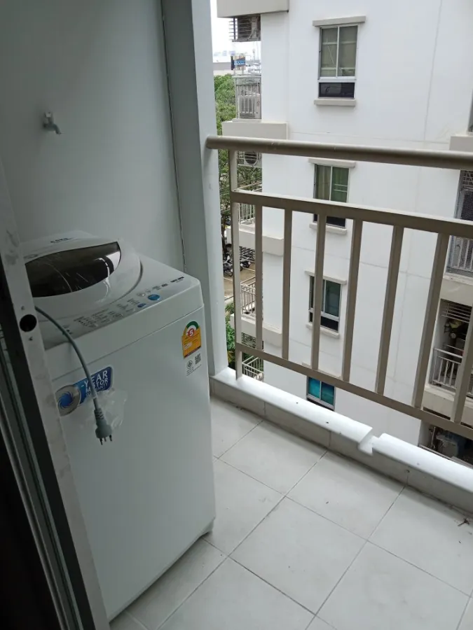 Condo for rent, Lumpini Ville, Cultural Center, beautiful room, near MRT, fully furnished, ready to move in, book now!
