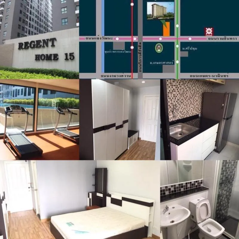 Condo for rent, Regent Home 15 Laksi-Chaengwattana, the right room at the price you are satisfied with. Plus, near Phra Nakhon Police Station, hurry up.