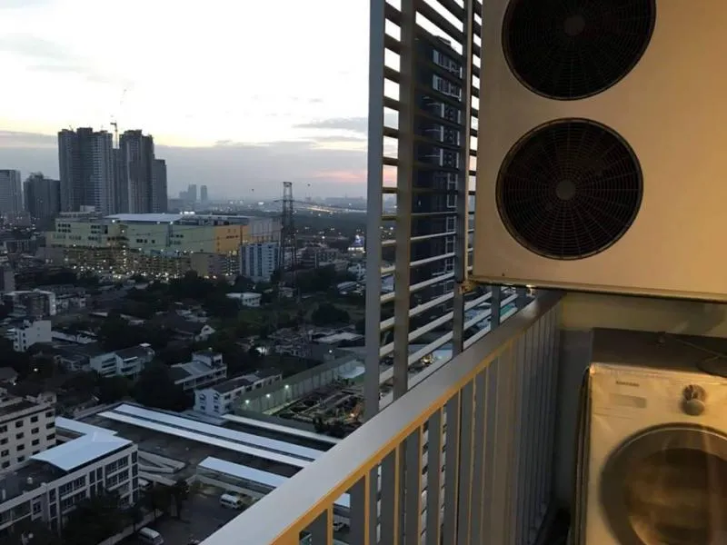 Condo for rent, ABSTRACTS Phahonyothin Park, 2 bedrooms, 1 bathroom, 60 sqm., 23rd floor, very new room, clean, nice to move.