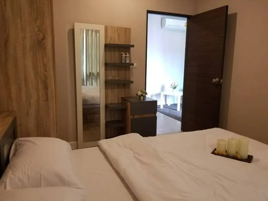 For rent, Metro Sky Prachachuen, 1 bed, 1 bath, 15th floor, comes with facilities. You can only come in.