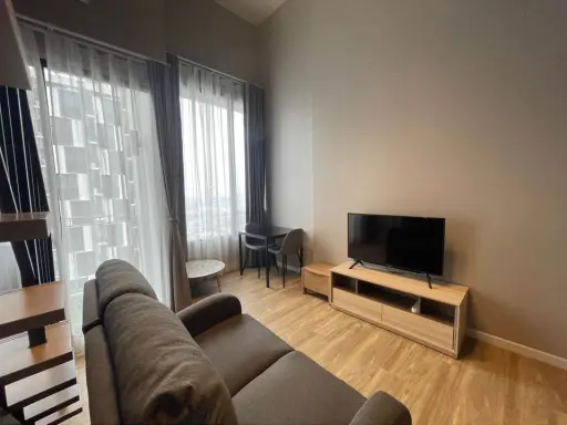 ให้เช่า Condo Blossom @ Fashion ชั้น 16 ห้อง DUPLEX ตกแต่งเรียบง่าย น่าอยู่สุดๆ จองเลย