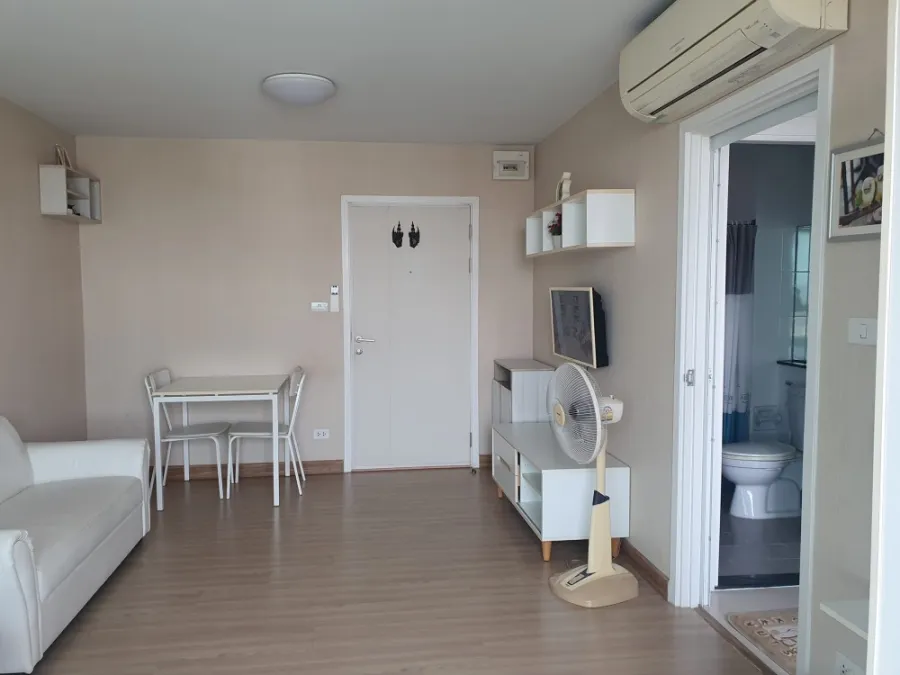For Rent Plum Condo พหลโยธิน 89 ชั้น 7 ห้อง STUDIO ตกแต่งด้วยเฟอร์สีขาว สบายตา ห้ามพลาด