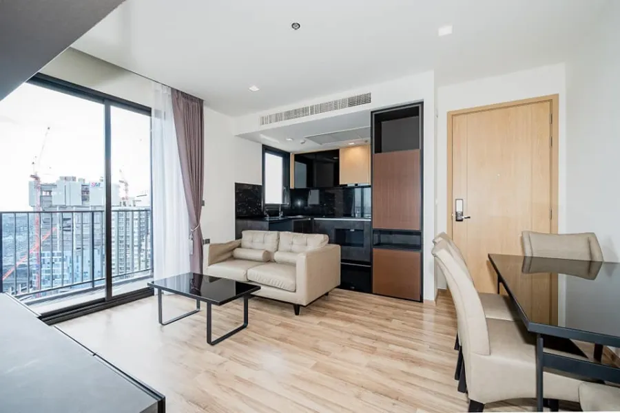 Sell The Line Chatuchak, Mo Chit, 2 bedrooms, 56 sqm., high floor, fully furnished, book now, don't miss it.