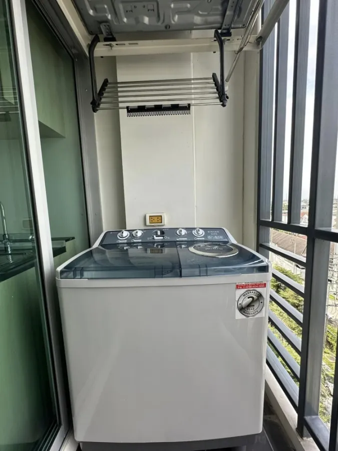 Condo for rent, Niche ID Serithai-Wongwaen Partition room, 8th floor, top floor, complete in one place, book now
