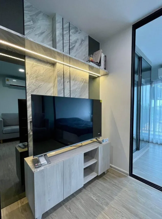 For rent, Kev Seed Kaset, Building B, 4th floor, beautiful room, fully furnished, ready to move in, don't miss it, hurry up and book now
