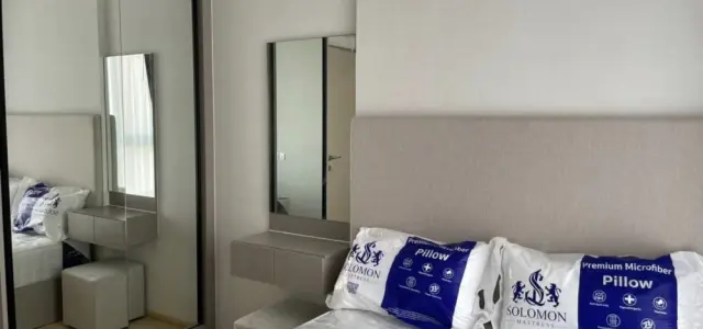 For sale rent The Privacy Thaphra ห้องโทนสีเรียบสบายตา อยู่แล้วสบายใจ กระจกตู้เสื้อผ้าบานใหญ่สะใจ จองเลย images