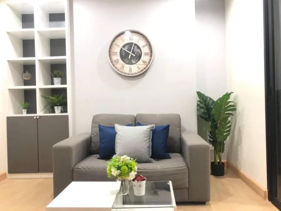 Urgent sale rent!! The Niche Mono Bangna N 8 Building D Corner room, swimming pool view, ready to move in immediately, book now!!