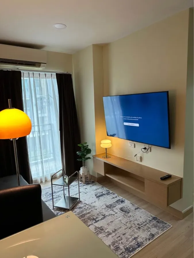 For rent: Rill Condo Rangsit, 3rd floor, beautiful room, fully furnished, reserve now!